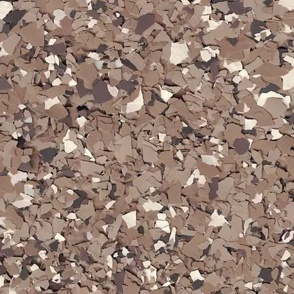 Abstract image with a textured pattern of various beige, brown, and cream chipped shapes, resembling a stone or mosaic surface. No landmarks visible.