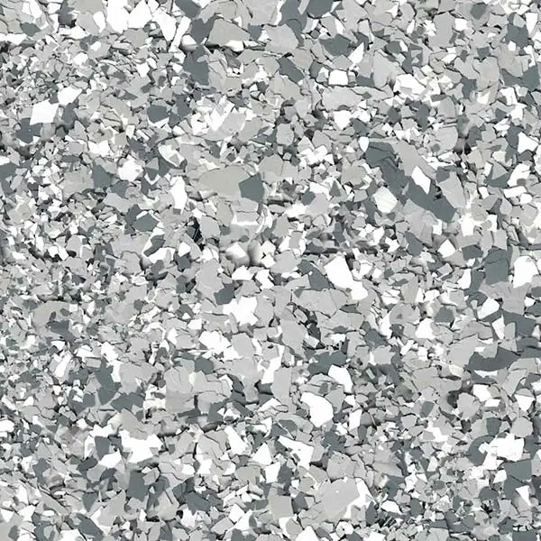 This is a camouflage pattern, composed of random-sized gray, white, and black shapes creating a chaotic visual effect without distinguishable objects or landmarks.